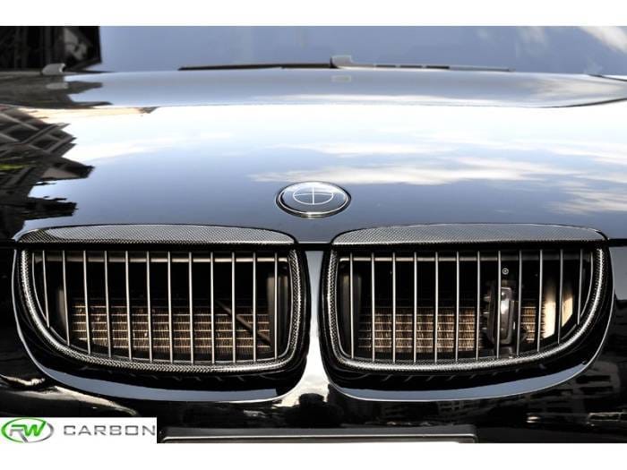 BMW E90 E91 Carbon Fiber Grilles bmwe90010 thumbnail 2