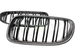 BMW E92 E93 Carbon Fiber Double Slat Grilles bmwe92009