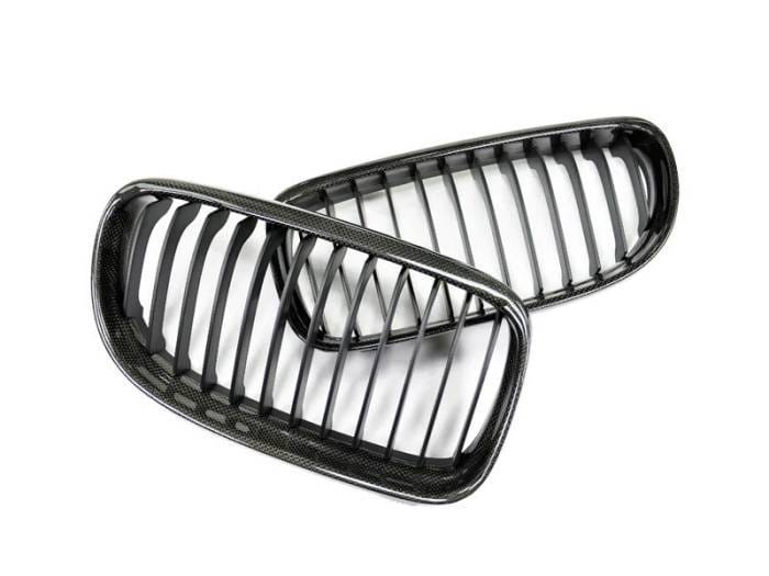 BMW E90 E91 LCI Carbon Fiber Front Grilles bmwe90009 thumbnail 2