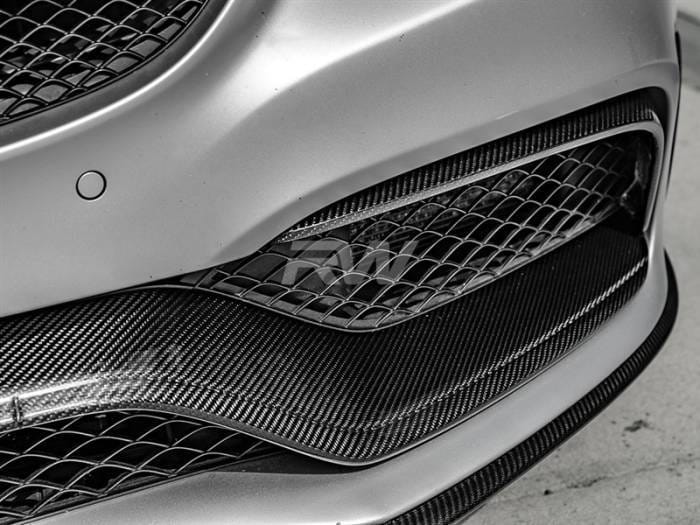 Mercedes W205 C63 AMG Carbon Fiber Front Trim mercw20510 thumbnail 4