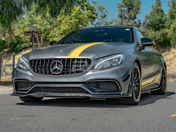 Mercedes W205 C63 AMG Carbon Fiber Front Trim mercw20510 thumbnail 5