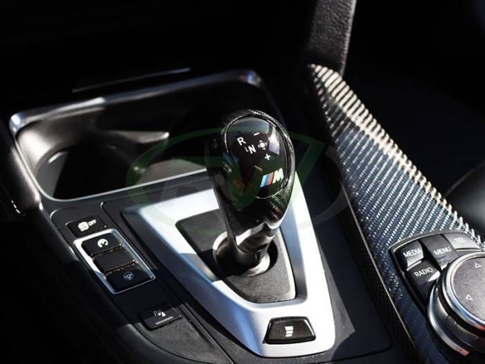 BMW M Carbon Fiber Gear Selector Cover bmwf12006 thumbnail 3