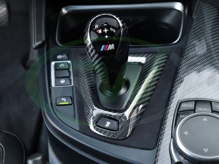 BMW M Carbon Fiber Gear Selector Cover bmwf12006 thumbnail 4