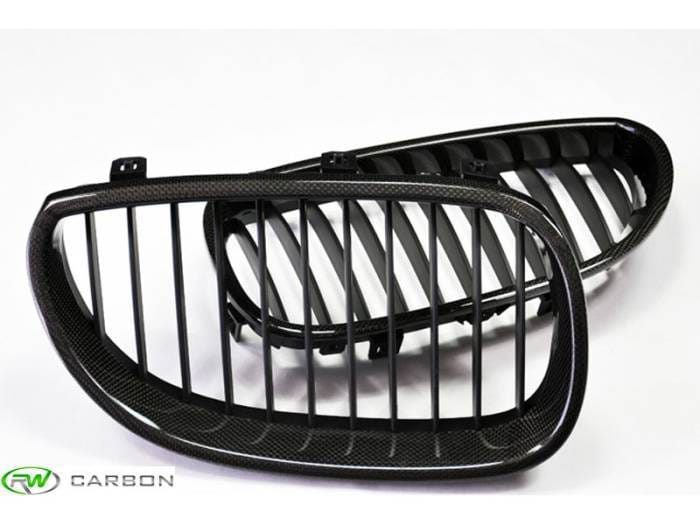 BMW E60 E61 Carbon Fiber Kidney Grilles bmwe60001