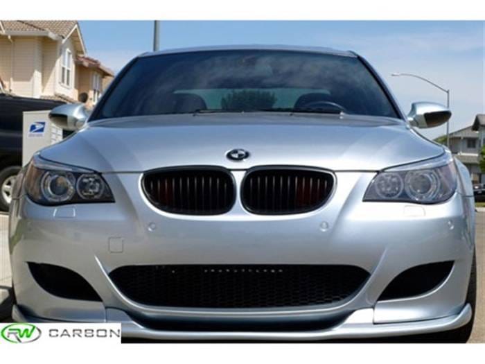BMW E60 E61 Matte Black Kidney Grilles bmwe60026 thumbnail 3