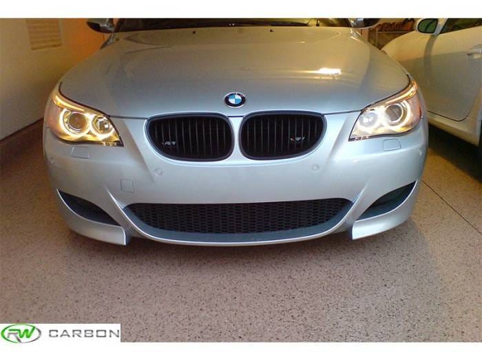 BMW E60 E61 Matte Black Kidney Grilles bmwe60026 thumbnail 4