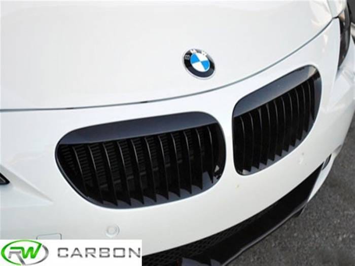 BMW E63 E64 Matte Black Front Grilles bmwe63004