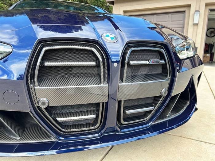 BMW G8X M3/M4 SQ Style Carbon Fiber Grille bmwg8x035 thumbnail 3
