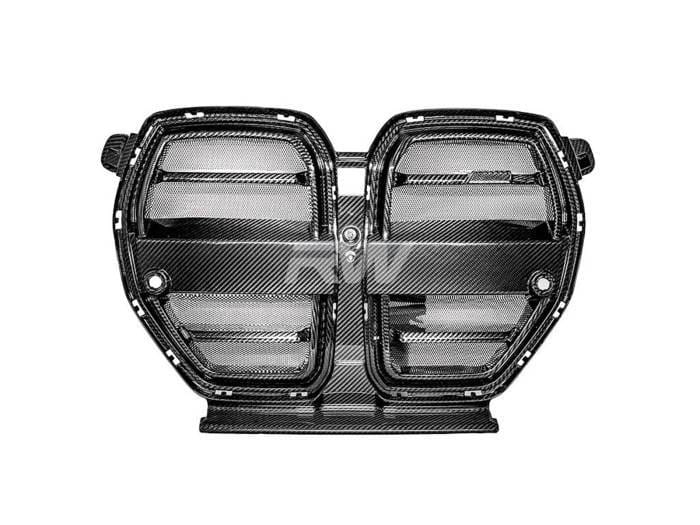 BMW G8X M3/M4 SQ Style Carbon Fiber Grille bmwg8x035 thumbnail 4