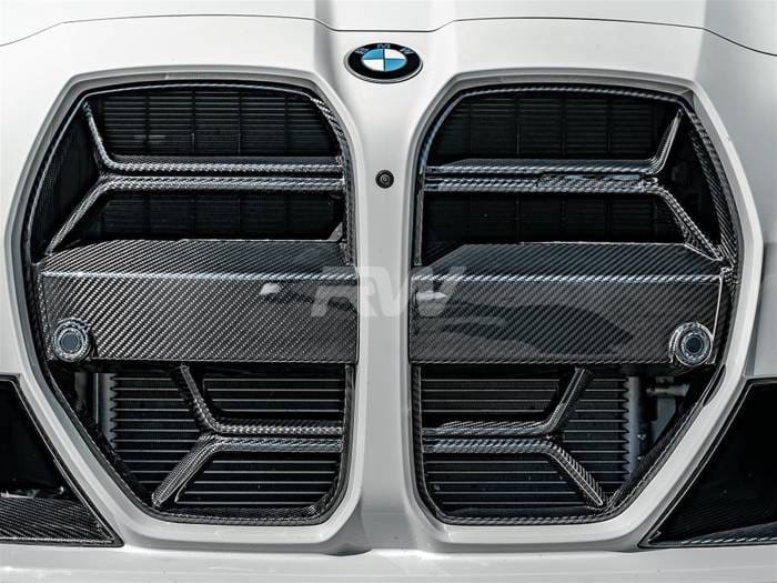 BMW G8x CSL CF Grille Without traffic Assistant bmwg8x06-1