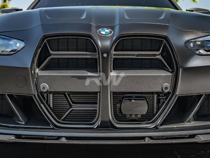 BMW G8x CSL CF Grille With traffic Assistant + Black Mesh bmwg8x06-4
