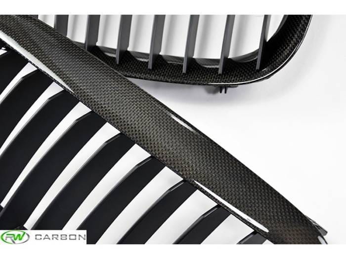BMW E63 E64 6 Series Carbon Fiber Grilles bmwe63006 thumbnail 2