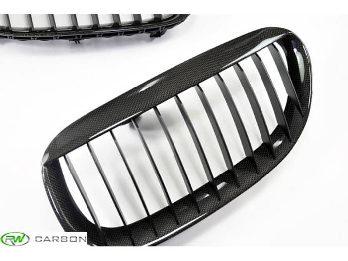 BMW E63 E64 6 Series Carbon Fiber Grilles bmwe63006 thumbnail 3