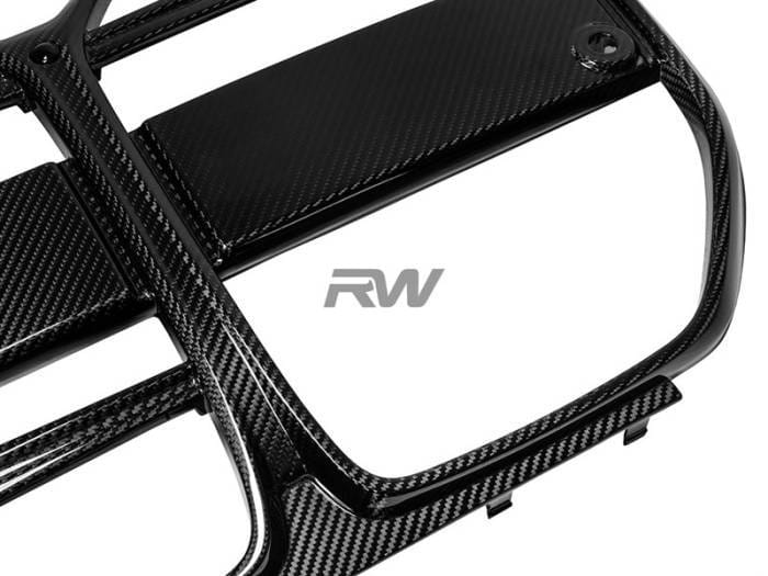 BMW i4 Carbon Fiber CSL Style Grille bmwi4004 thumbnail 3