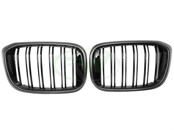 BMW G01 G02 F97 F98 Pre LCI Dual Slat CF Grilles bmwg01013