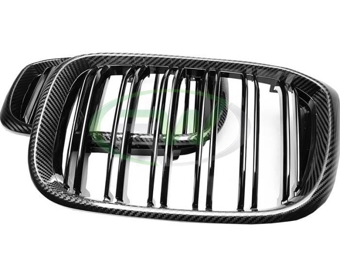 BMW G01 G02 F97 F98 Pre LCI Dual Slat CF Grilles bmwg01013 thumbnail 2