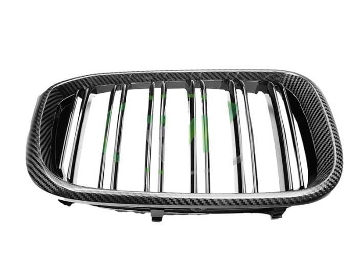 BMW G01 G02 F97 F98 Pre LCI Dual Slat CF Grilles bmwg01013 thumbnail 3