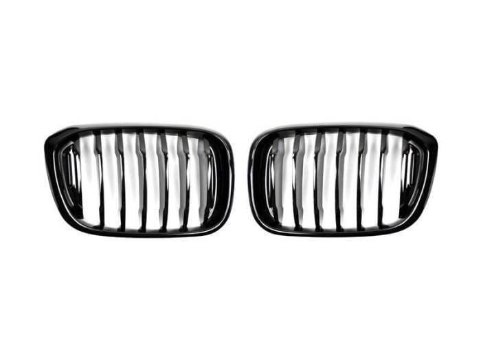 BMW G01 X3 G02 X4 Gloss Black Grilles bmwg0102 thumbnail 2