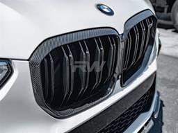 BMW F95 X5M Carbon Fiber Grille Surround bmwf95020