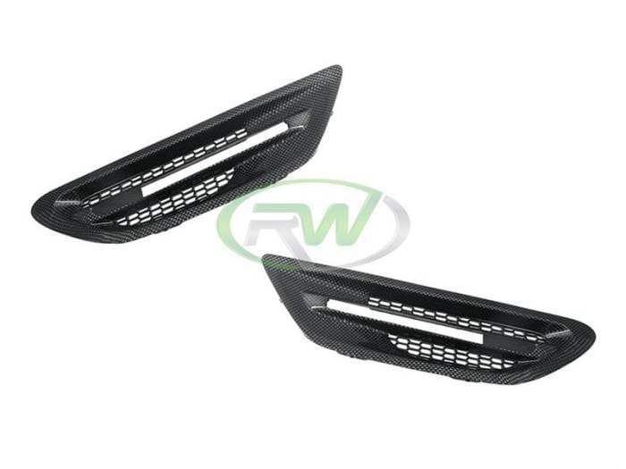 BMW F10 M5 Carbon Fiber Fender Grilles bmwf10031 thumbnail 4