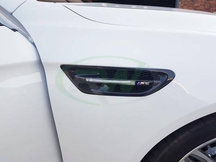 BMW F10 M5 Carbon Fiber Fender Grilles bmwf10031 thumbnail 6