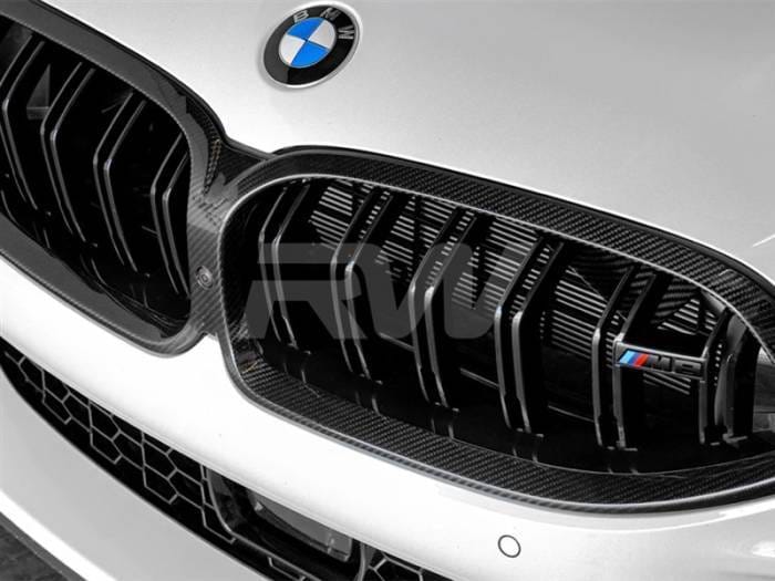 BMW F9x M8 / 8-Series CF Grille Surrounds 19-22 bmwf9101 thumbnail 3