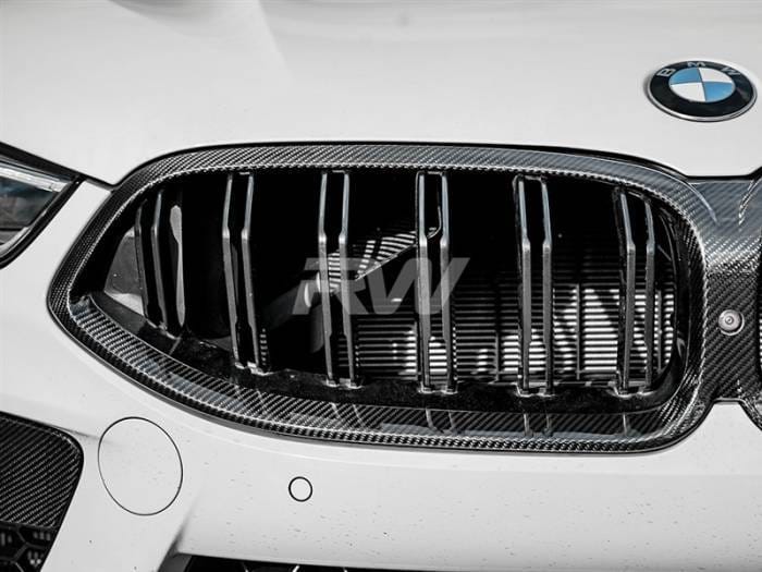 BMW F9x M8 / 8-Series CF Grille Surrounds 19-22 bmwf9101 thumbnail 5