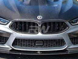 BMW M8 / 8-Series Dual Slat Carbon Fiber Grille bmwf91011