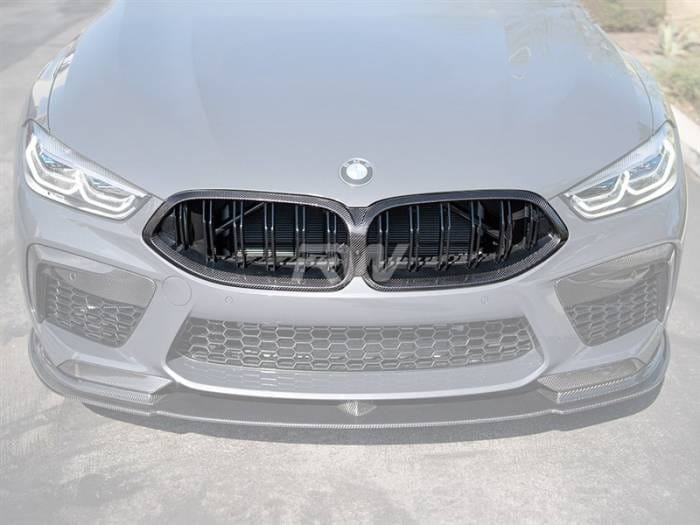 BMW M8 / 8-Series Dual Slat Carbon Fiber Grille bmwf91011 thumbnail 2