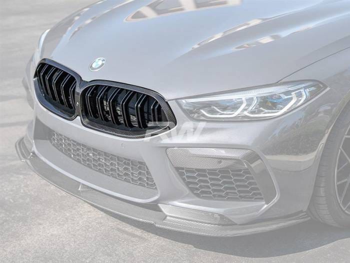 BMW M8 / 8-Series Dual Slat Carbon Fiber Grille bmwf91011 thumbnail 3