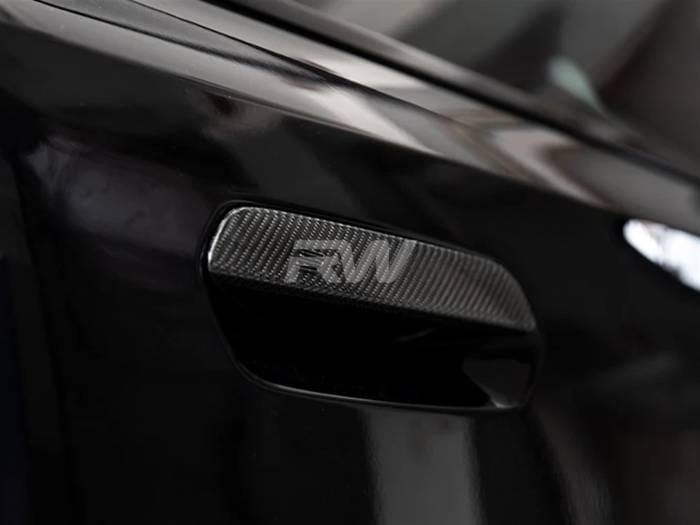 BMW G87 M2 Carbon Fiber Door Handle Trims bmwg87051