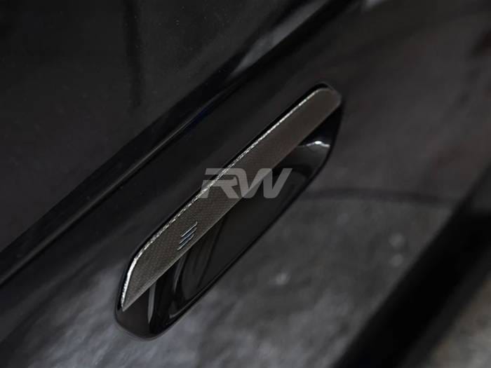 BMW G87 M2 Carbon Fiber Door Handle Trims bmwg87051 thumbnail 2