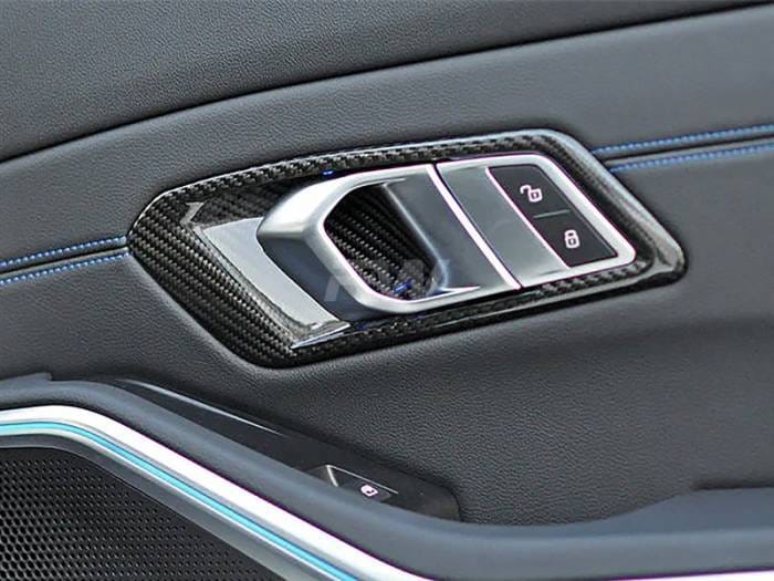 BMW G80 M3 Carbon Fiber Door Handle Trims bmwg8x021 thumbnail 2