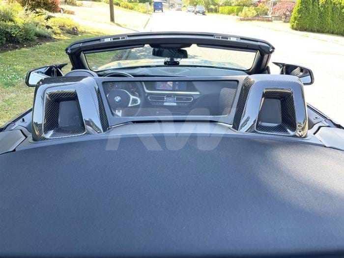 BMW G29 Z4 Carbon Fiber Headrest Covers bmwg2911 thumbnail 3