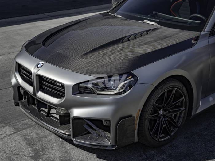 BMW G87 M2 / G42 2-Series Carbon Fiber GTX Hood bmwg87045 thumbnail 2