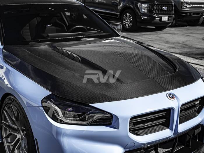 BMW G87 M2 / G42 2-Series Carbon Fiber GTX Hood bmwg87045 thumbnail 6