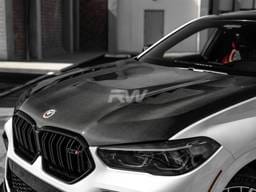 BMW G06 X6 F96 X6M Carbon Fiber Hood bmwg06004