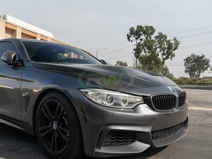 BMW F30/F32 GTS Style Carbon Fiber Hood bmwf30041 thumbnail 4