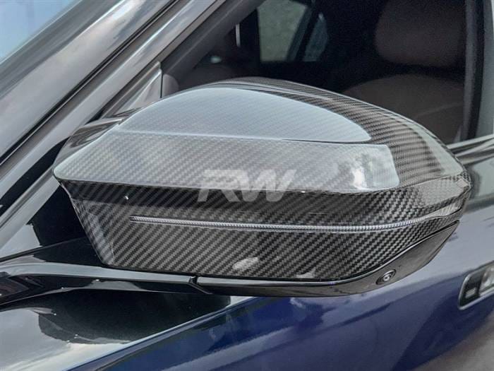 BMW G60 G70 M Styled CF Mirror Cap Replacements bmwg6001 thumbnail 2