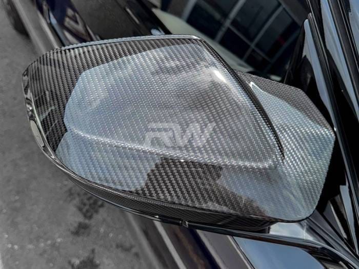 BMW G60 G70 M Styled CF Mirror Cap Replacements bmwg6001 thumbnail 3