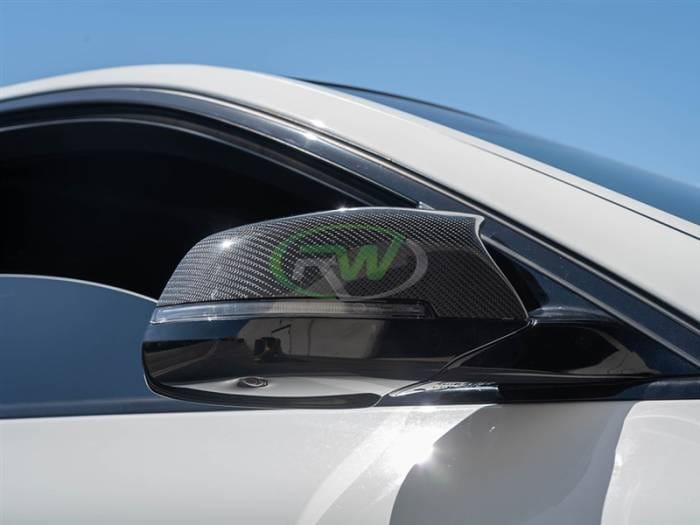 BMW F10 F13 F01 M Styled CF Mirror Cap Replacements bmwf10046 thumbnail 2