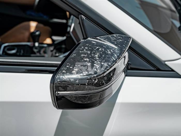 BMW G8X Forged Carbon Mirror Cap Replacements bmwg87035 thumbnail 2