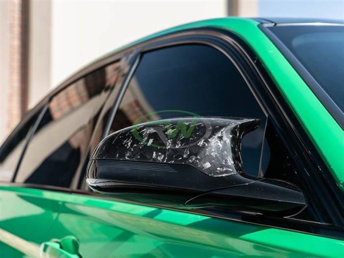 BMW F87 F80 F82 F83 Forged Carbon Mirror Caps bmwf8x055 thumbnail 2