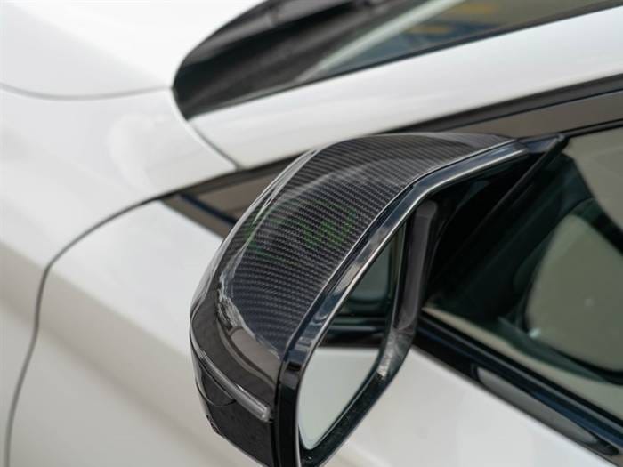 BMW M5 M8 M850i Carbon Fiber Mirror Caps bmwf9018 thumbnail 3