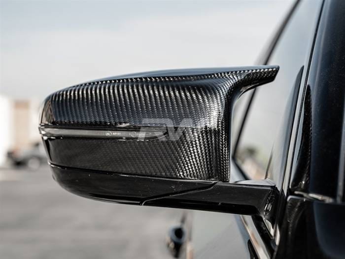 BMW M5 M8 M850i Carbon Fiber Mirror Caps bmwf9018 thumbnail 4