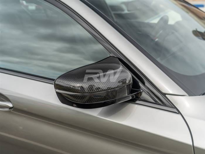 BMW M5 M8 M850i Carbon Fiber Mirror Caps bmwf9018 thumbnail 5