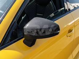 Audi 8V A3 S3 RS3 CF Mirror Cap Replacements audi8v007