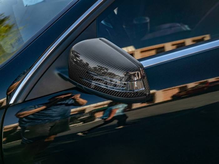 Mercedes Carbon Fiber Replacement Mirror Covers mercw20429 thumbnail 4