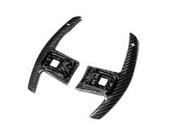 BMW Competition Paddle Shifters - Gloss CF w/ White Indicators bmwg30020-2