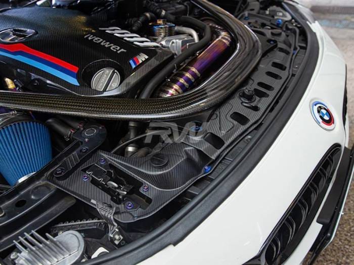 BMW M2 M3 M4 Carbon Fiber Radiator Support Brace bmwf8x071 thumbnail 2